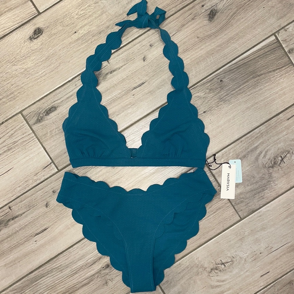 Marysia Scalloped Bikini Set